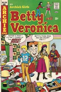 Cover for Archie's Girls Betty and Veronica (Archie, 1950 series) #229