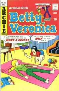 Cover for Archie's Girls Betty and Veronica (Archie, 1950 series) #235