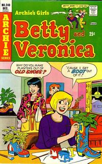 Cover for Archie's Girls Betty and Veronica (Archie, 1950 series) #240