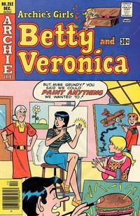 Cover Thumbnail for Archie's Girls Betty and Veronica (Archie, 1950 series) #252