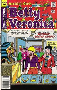 Cover Thumbnail for Archie's Girls Betty and Veronica (Archie, 1950 series) #270