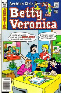 Cover Thumbnail for Archie's Girls Betty and Veronica (Archie, 1950 series) #271