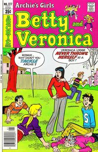 Cover for Archie's Girls Betty and Veronica (Archie, 1950 series) #277