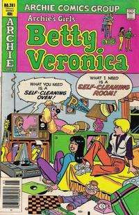 Cover for Archie's Girls Betty and Veronica (Archie, 1950 series) #281