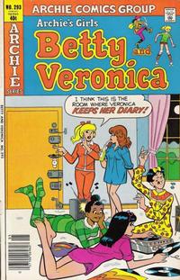 Cover for Archie's Girls Betty and Veronica (Archie, 1950 series) #293