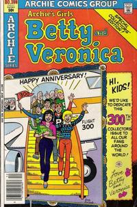 Cover for Archie's Girls Betty and Veronica (Archie, 1950 series) #300