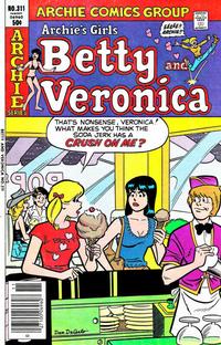 Cover for Archie's Girls Betty and Veronica (Archie, 1950 series) #311