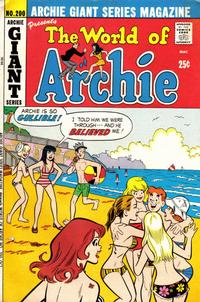 Cover for Archie Giant Series Magazine (Archie, 1954 series) #200