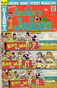 Cover for Archie Giant Series Magazine (Archie, 1954 series) #235