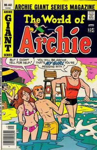 Cover for Archie Giant Series Magazine (Archie, 1954 series) #461