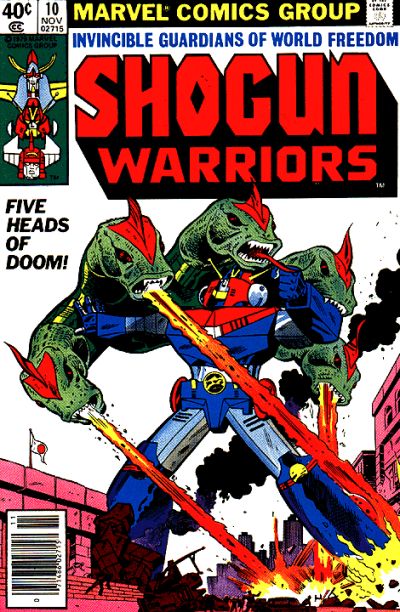 Cover for Shogun Warriors (Marvel, 1979 series) #10 [Newsstand]