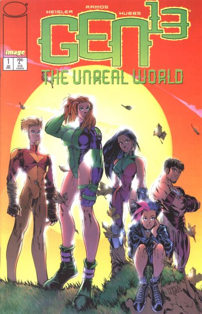 Cover for Gen 13: The Unreal World (Image, 1996 series) #1 [Direct]