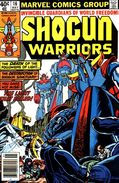 Cover for Shogun Warriors (Marvel, 1979 series) #16 [Newsstand]