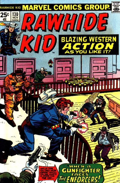 Cover for The Rawhide Kid (Marvel, 1960 series) #130