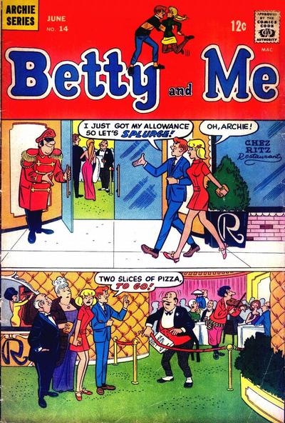 Cover for Betty and Me (Archie, 1965 series) #14