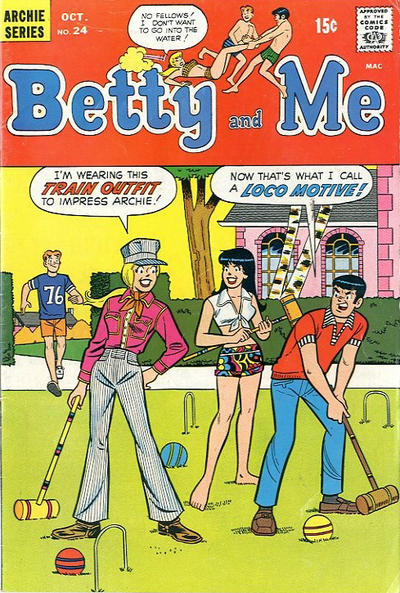 Cover for Betty and Me (Archie, 1965 series) #24