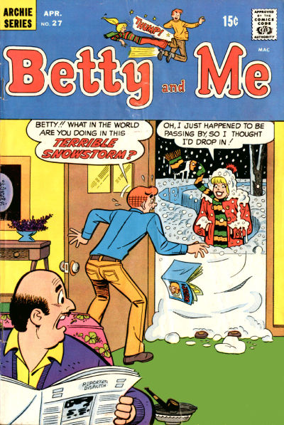 Cover for Betty and Me (Archie, 1965 series) #27