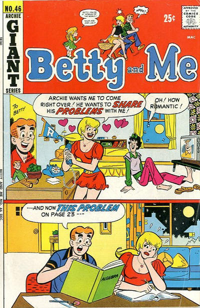 Cover for Betty and Me (Archie, 1965 series) #46