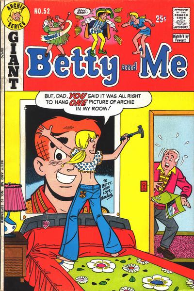 Cover for Betty and Me (Archie, 1965 series) #52