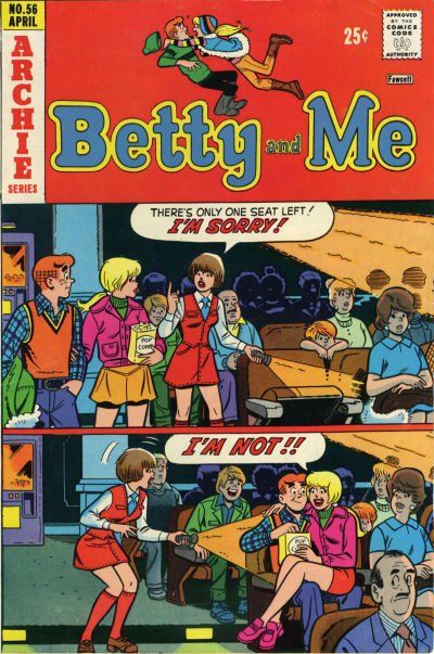 Cover for Betty and Me (Archie, 1965 series) #56