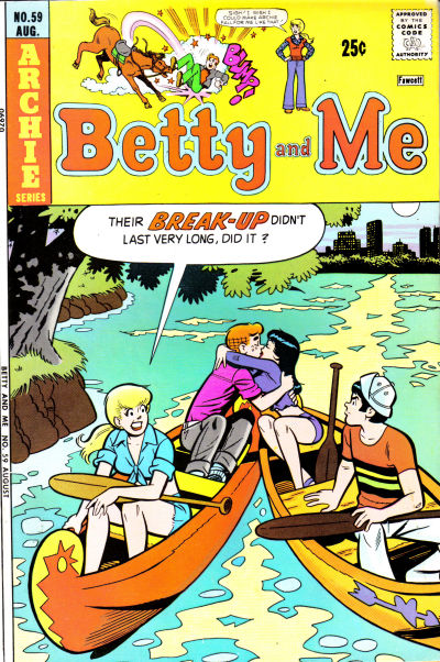 Cover for Betty and Me (Archie, 1965 series) #59
