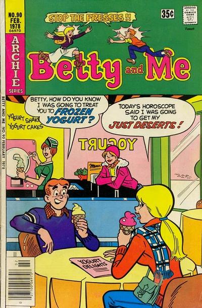 Cover for Betty and Me (Archie, 1965 series) #90