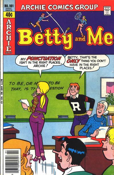 Cover for Betty and Me (Archie, 1965 series) #101