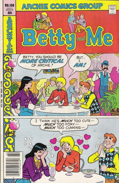 Cover for Betty and Me (Archie, 1965 series) #108