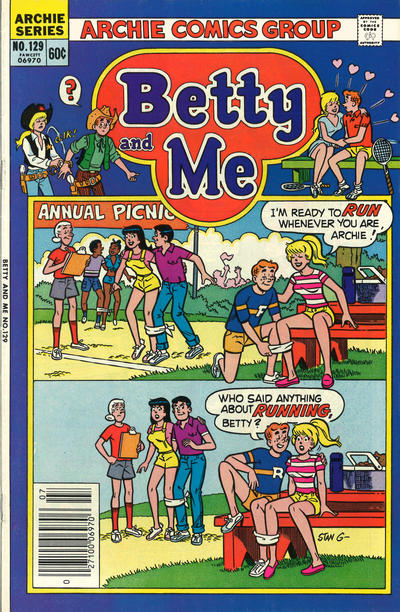 Cover for Betty and Me (Archie, 1965 series) #129