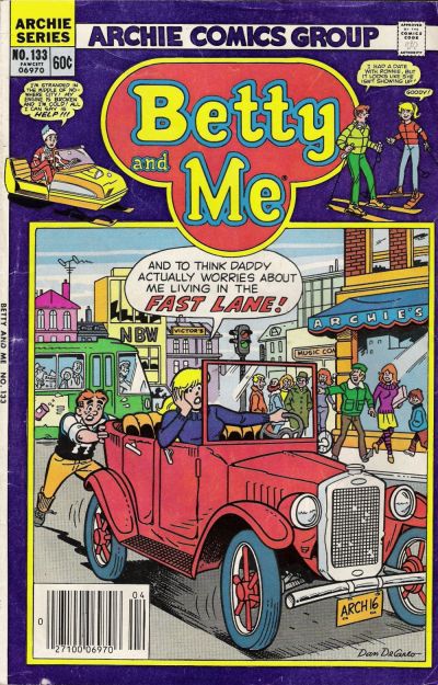 Cover for Betty and Me (Archie, 1965 series) #133