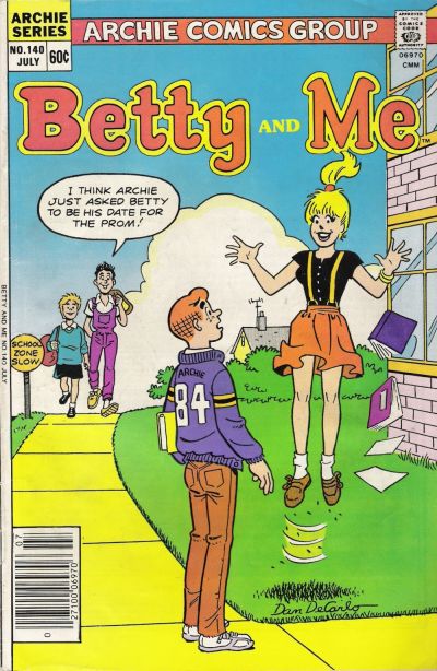 Cover for Betty and Me (Archie, 1965 series) #140