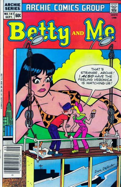 Cover for Betty and Me (Archie, 1965 series) #141