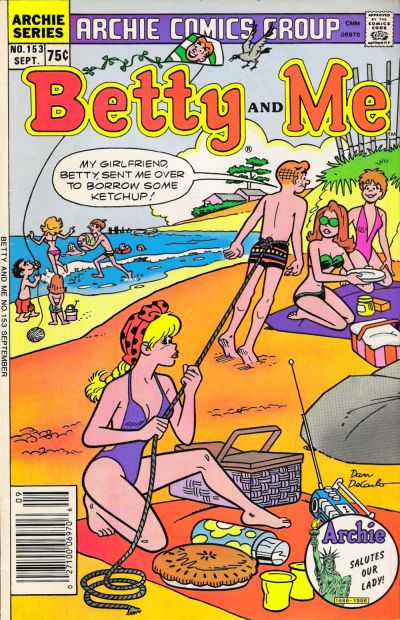 Cover for Betty and Me (Archie, 1965 series) #153