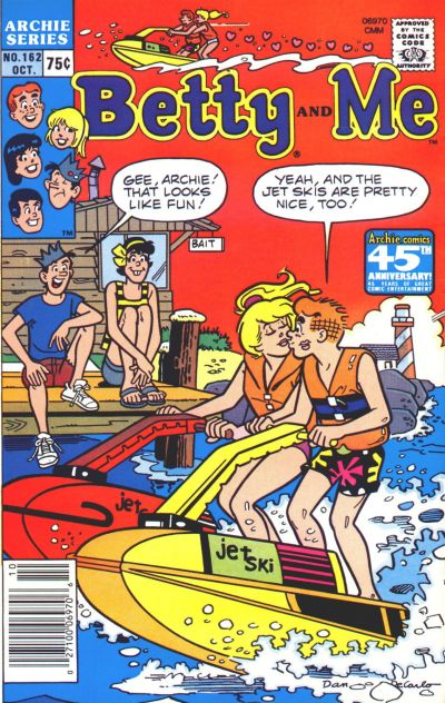 Cover for Betty and Me (Archie, 1965 series) #162