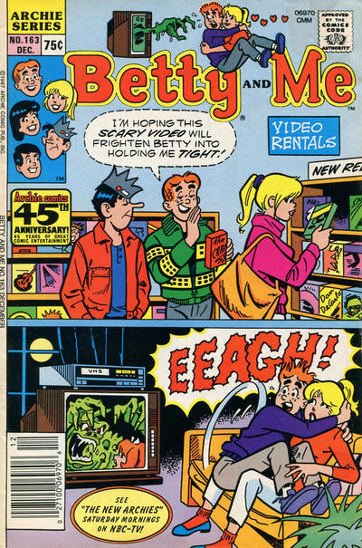 Cover for Betty and Me (Archie, 1965 series) #163 [Regular Edition]