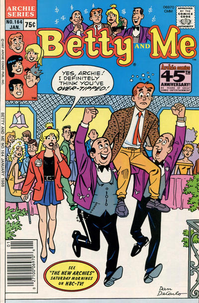 Cover for Betty and Me (Archie, 1965 series) #164 [Regular Edition]