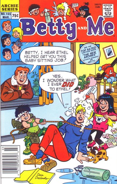 Cover for Betty and Me (Archie, 1965 series) #165