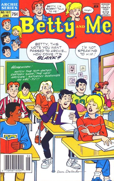 Cover for Betty and Me (Archie, 1965 series) #167