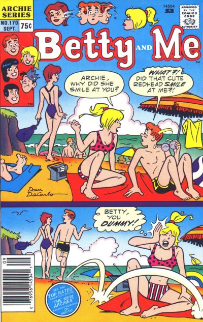 Cover for Betty and Me (Archie, 1965 series) #170 [Newsstand]