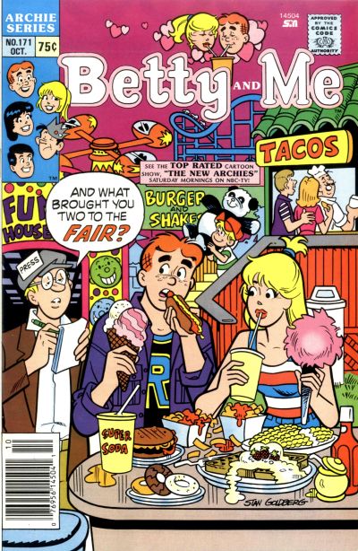 Cover for Betty and Me (Archie, 1965 series) #171 [Newsstand]