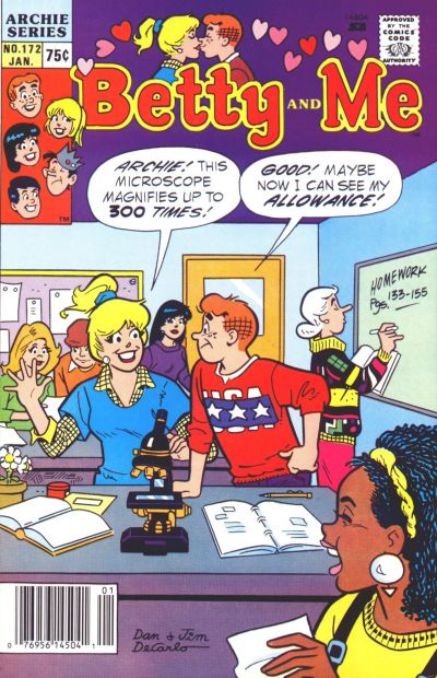 Cover for Betty and Me (Archie, 1965 series) #172 [Newsstand]