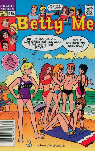 Cover for Betty and Me (Archie, 1965 series) #178 [Newsstand]