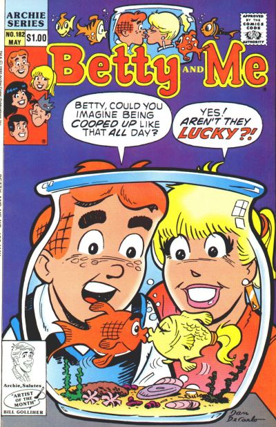 Cover for Betty and Me (Archie, 1965 series) #182 [Direct]
