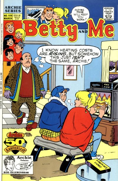 Cover for Betty and Me (Archie, 1965 series) #189 [Direct]