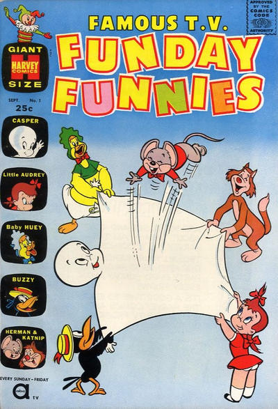 Cover for Famous TV Funday Funnies (Harvey, 1961 series) #1