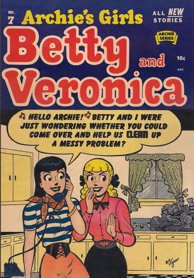 Cover for Archie's Girls Betty and Veronica (Archie, 1950 series) #7