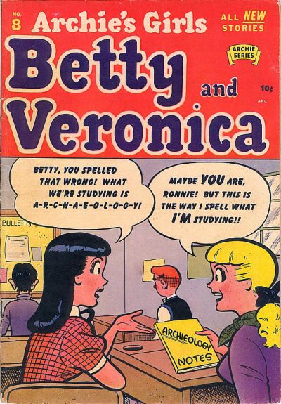Cover for Archie's Girls Betty and Veronica (Archie, 1950 series) #8