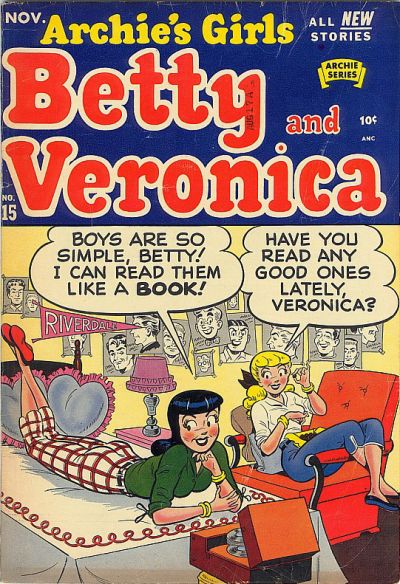 Cover for Archie's Girls Betty and Veronica (Archie, 1950 series) #15