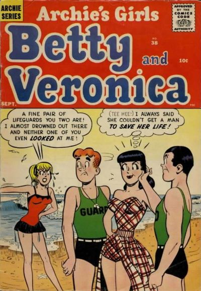 Cover for Archie's Girls Betty and Veronica (Archie, 1950 series) #38