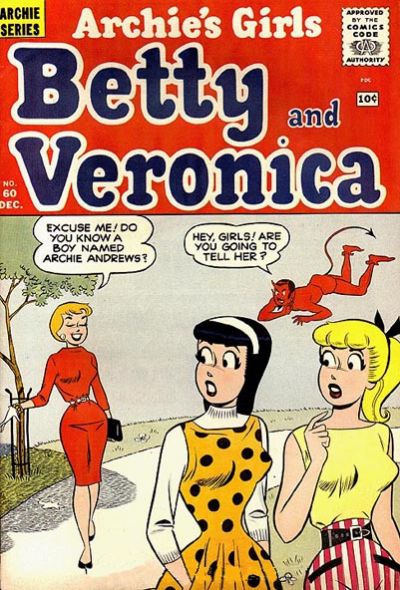 Cover for Archie's Girls Betty and Veronica (Archie, 1950 series) #60